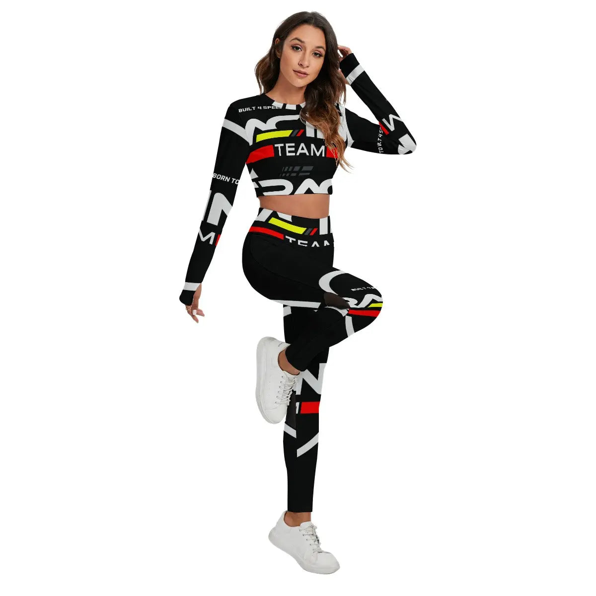 Sport Set With Backless Top And Leggings Wixxx