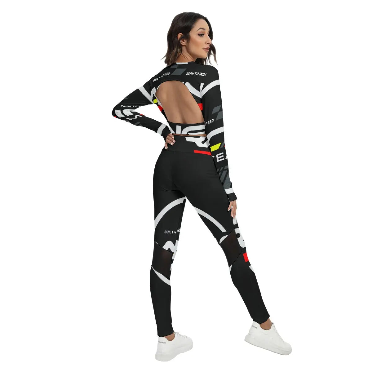 Sport Set With Backless Top And Leggings Wixxx