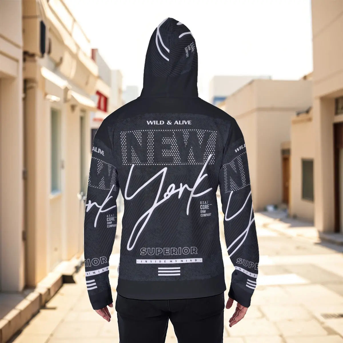 Men's Masked Hoodie Wixxx