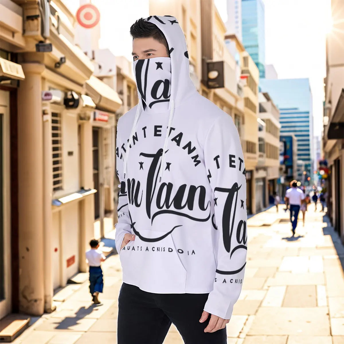 Men's Masked Hoodie Yoycol