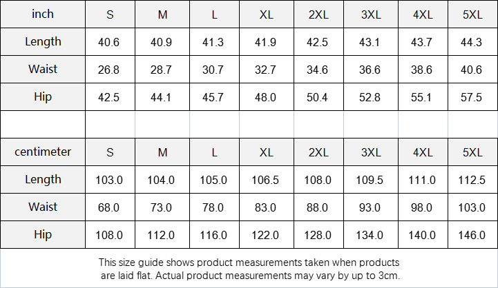 Detailed size guide for Black Wixxx Lux Cotton Tracksuit in inches and centimeters, available in sizes S to 5XL.