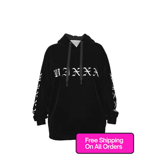 Black Wixxx Lux Cotton HoodieClothingApparel & Accessories > Clothing > Clothing Tops > Hoodies