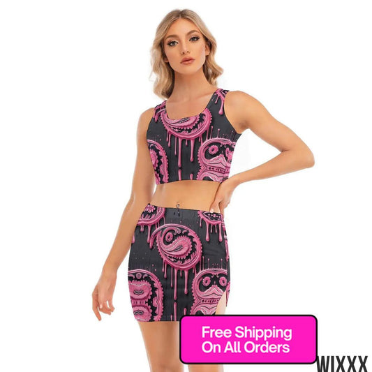 Camisole And Hip Skirt SetClothingApparel & Accessories > Clothing > Outfit Sets