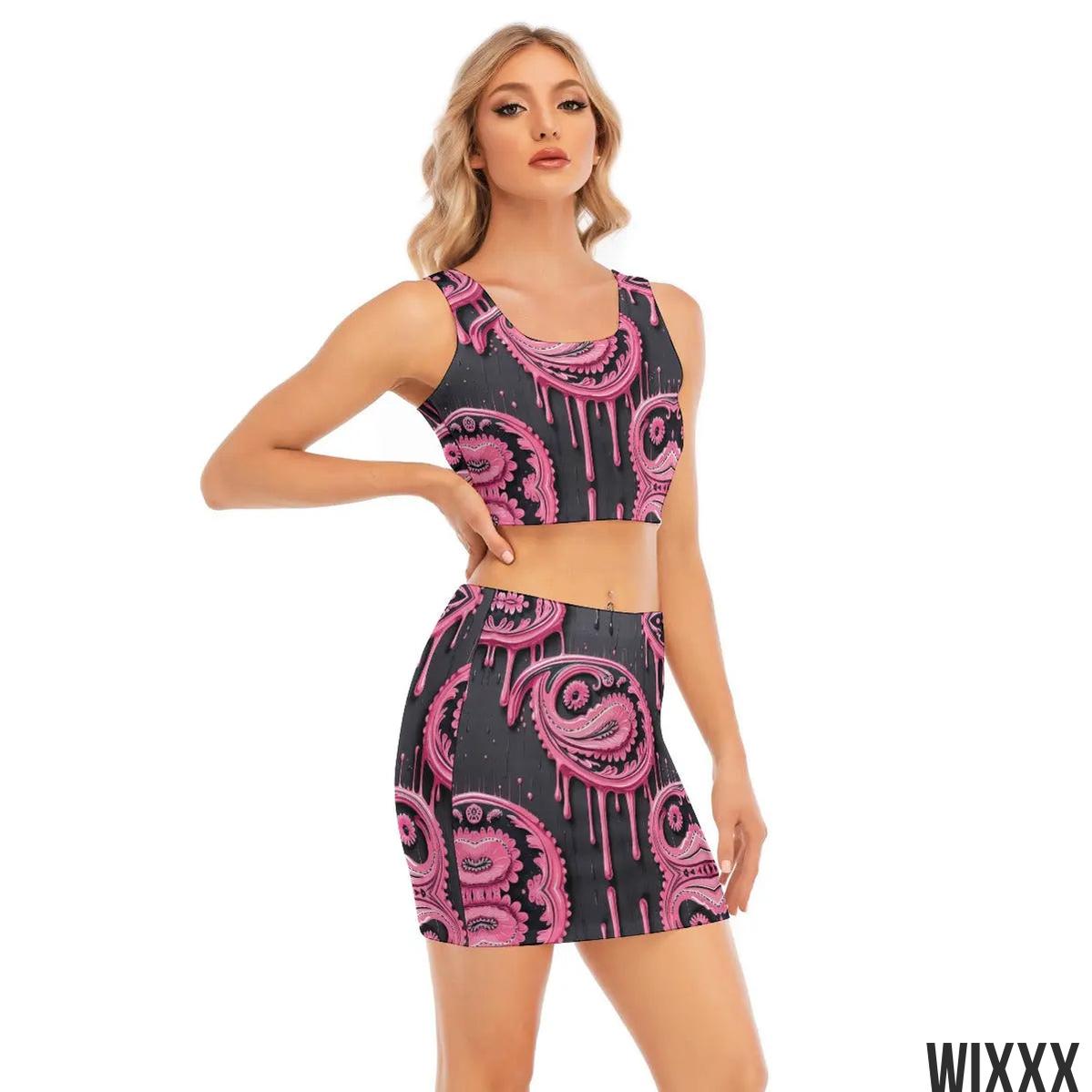 Camisole And Hip Skirt SetClothingApparel & Accessories > Clothing > Outfit Sets