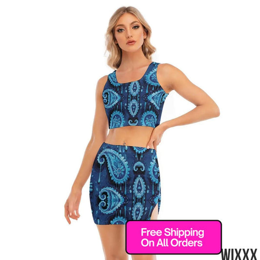 Camisole And Hip Skirt SetClothingApparel & Accessories > Clothing > Outfit Sets