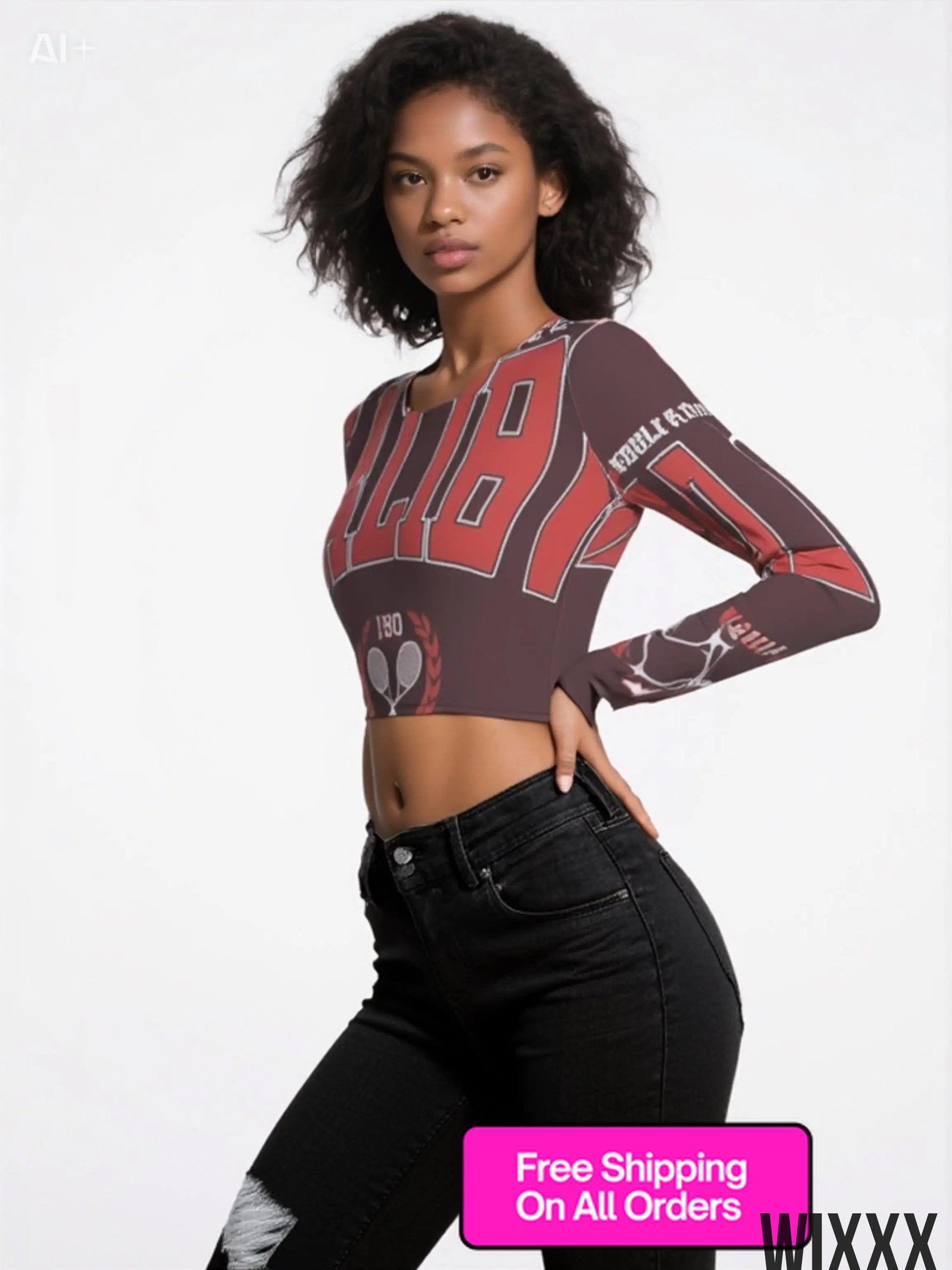 Crop Top T-ShirtClothingApparel & Accessories > Clothing > Activewear > Activewear Tops > Crop Tops