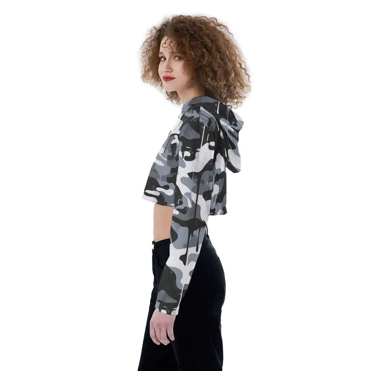 Cropped HoodieClothingApparel & Accessories > Clothing > Activewear > Activewear Sweatshirts & Hoodies > Hoodies