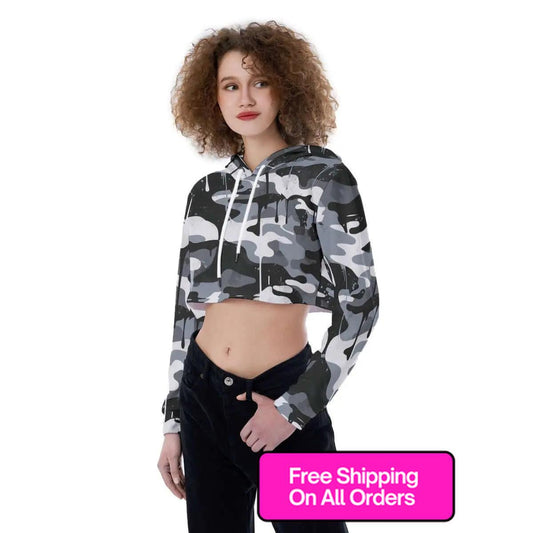 Cropped HoodieClothingApparel & Accessories > Clothing > Activewear > Activewear Sweatshirts & Hoodies > Hoodies