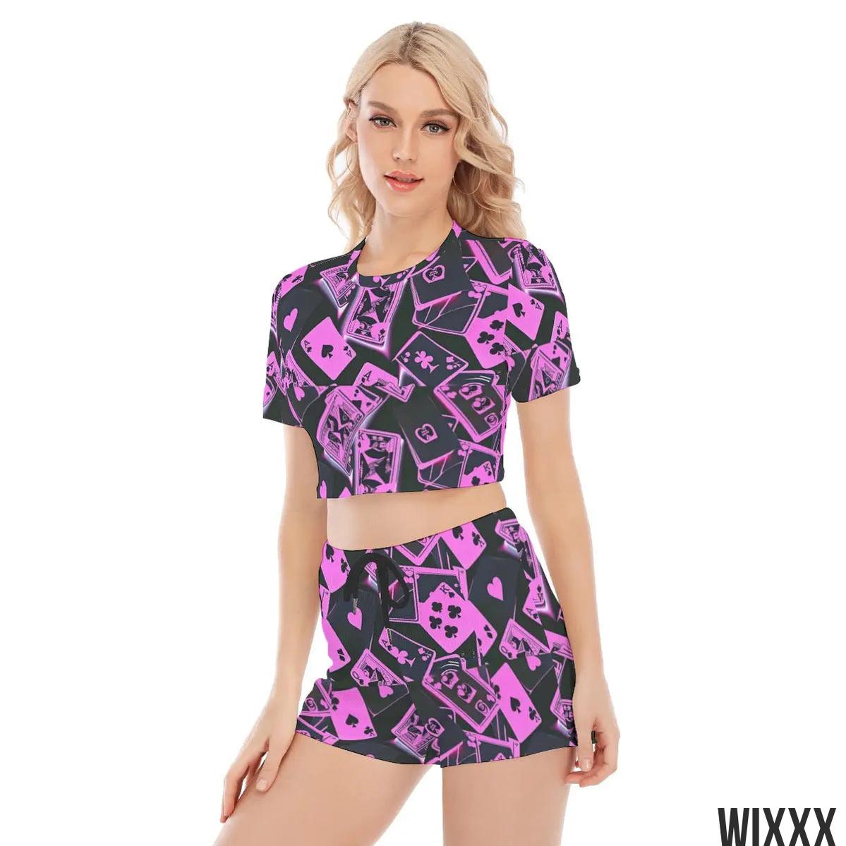 Cropped Tee SetClothingApparel & Accessories > Clothing > Outfit Sets