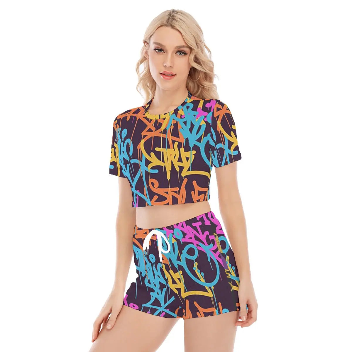 Cropped Tee SetClothingApparel & Accessories > Clothing > Outfit Sets