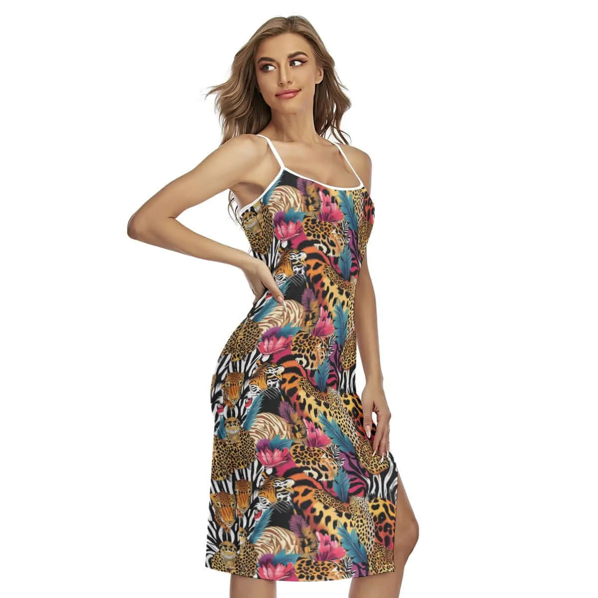Cross Back DressApparel & Accessories > Clothing > Dresses