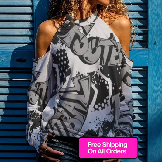 Cutout Shoulder JumperClothingApparel & Accessories > Clothing > Clothing Tops > Sweaters