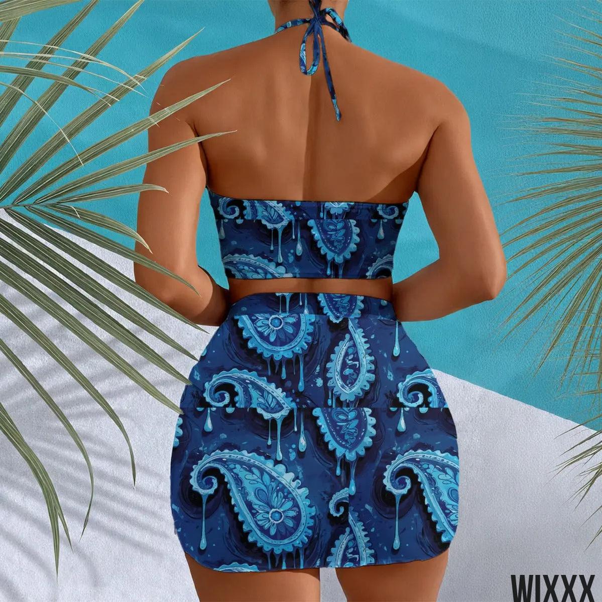 Halter Neck SwimsuitApparel & Accessories > Clothing > Swimwear > Swim Dresses