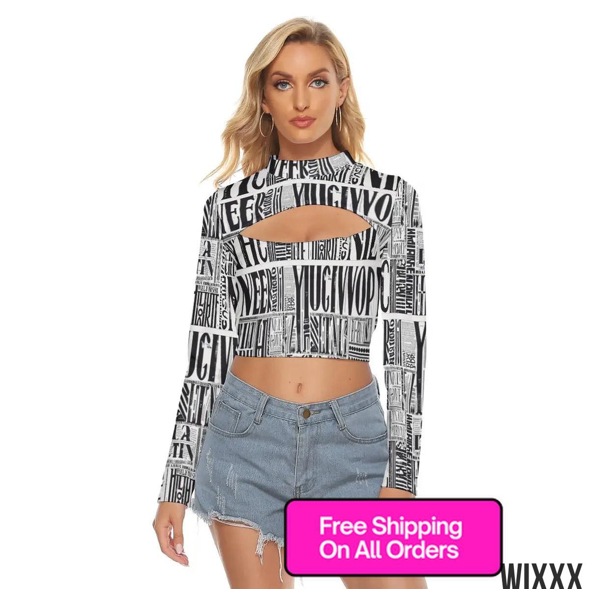 Hollow Chest Crop TopApparel & Accessories > Clothing > Clothing Tops