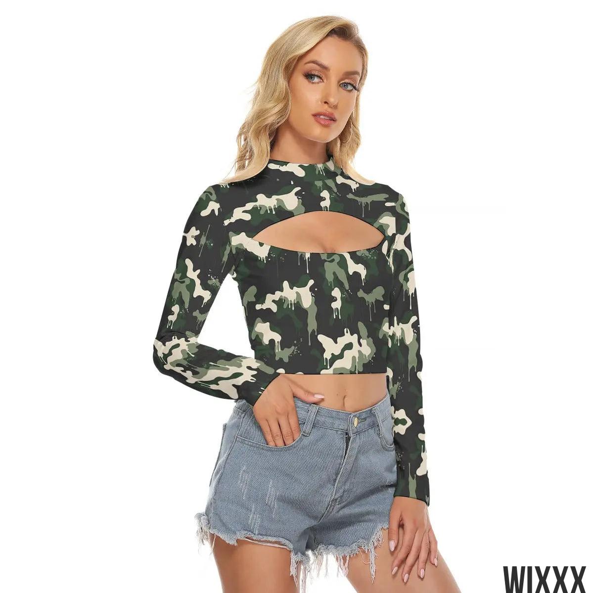 Hollow Chest Crop TopApparel & Accessories > Clothing > Clothing Tops