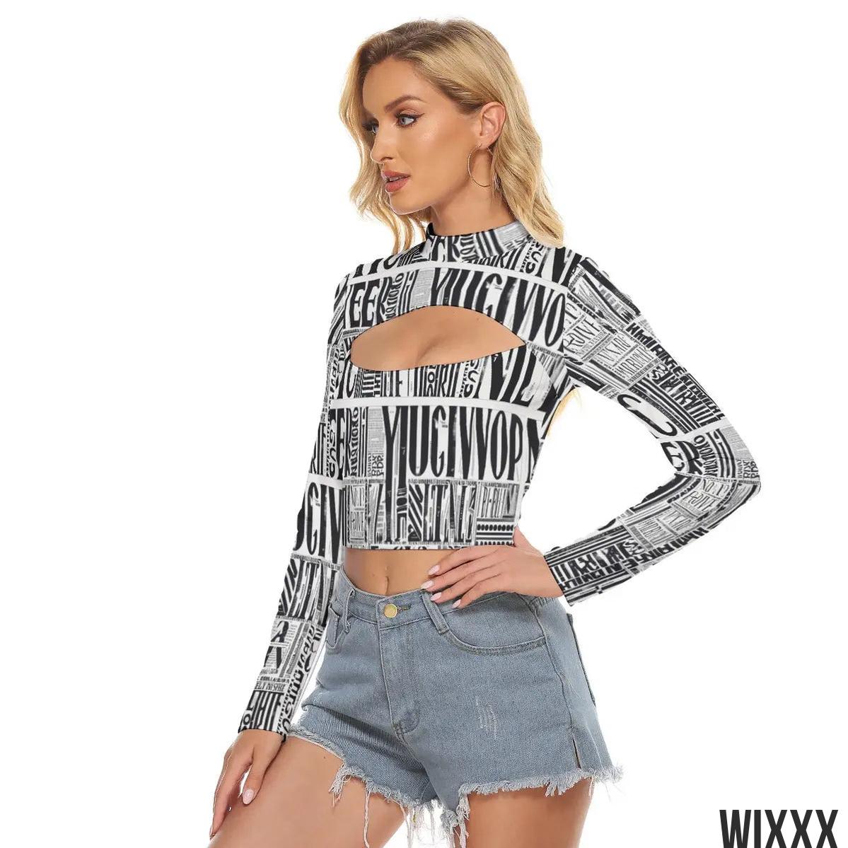 Hollow Chest Crop TopApparel & Accessories > Clothing > Clothing Tops