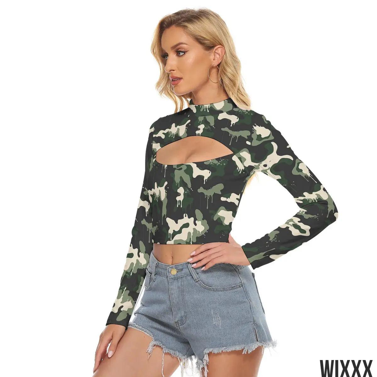 Hollow Chest Crop TopApparel & Accessories > Clothing > Clothing Tops