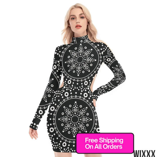 Hollow Hip DressApparel & Accessories > Clothing > Dresses