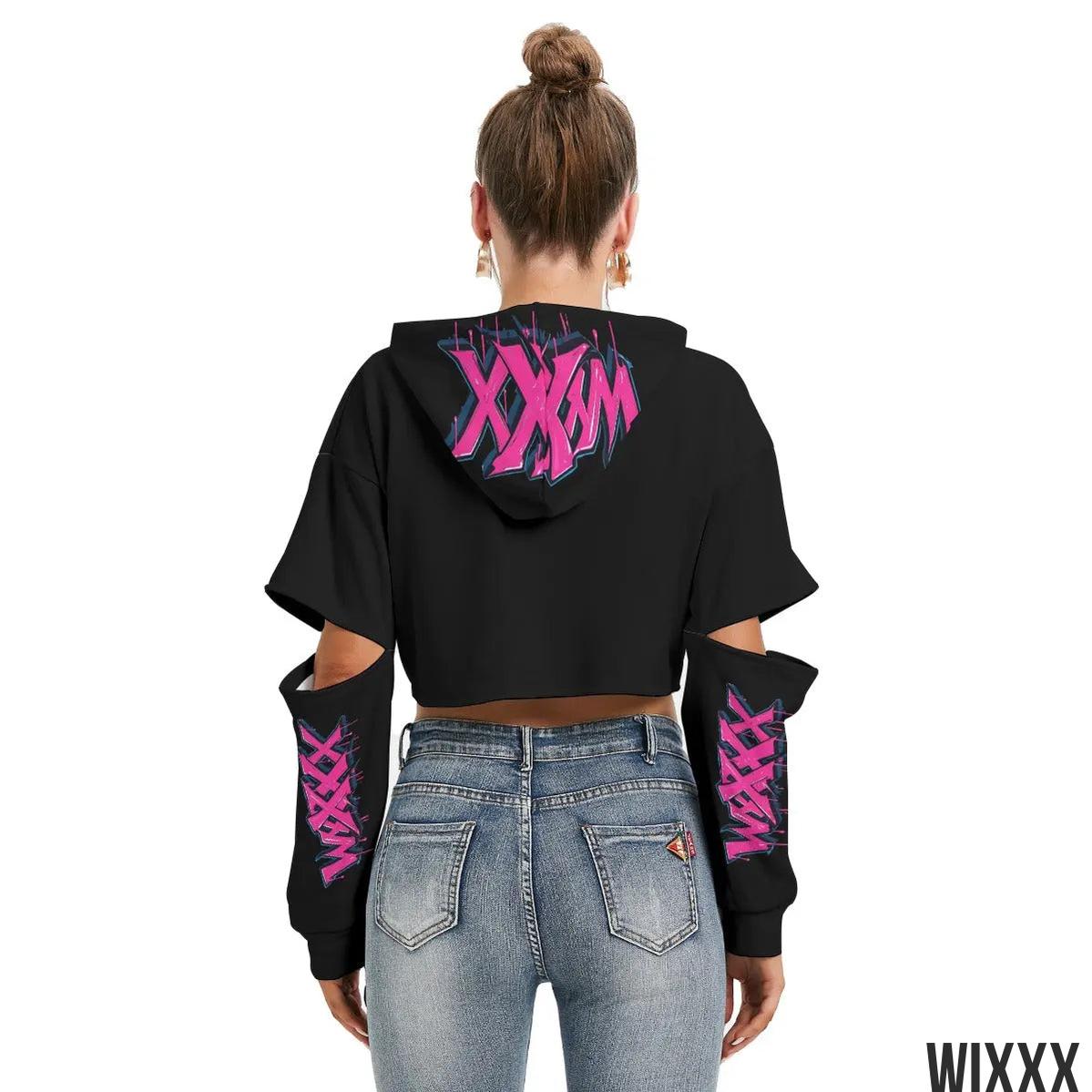 Hoodie With Hollow Out SleeveApparel & Accessories > Clothing > Activewear > Activewear Sweatshirts & Hoodies > Hoodies