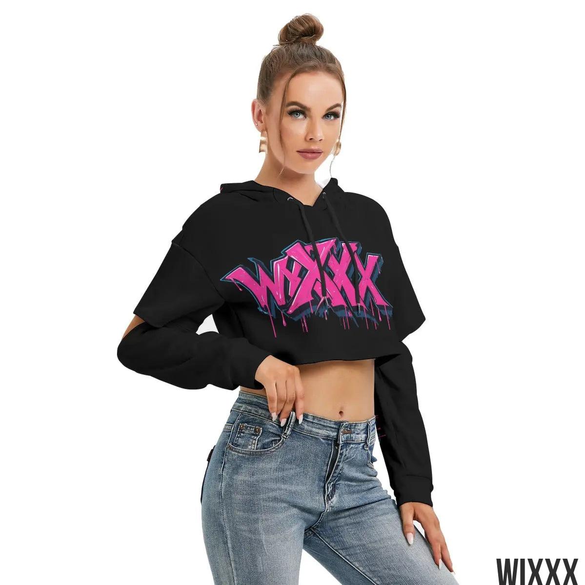 Hoodie With Hollow Out SleeveApparel & Accessories > Clothing > Activewear > Activewear Sweatshirts & Hoodies > Hoodies