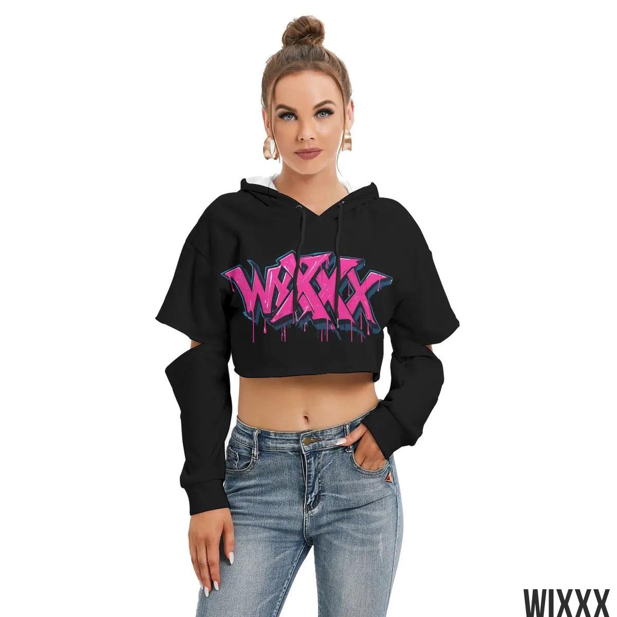 Hoodie With Hollow Out SleeveApparel & Accessories > Clothing > Activewear > Activewear Sweatshirts & Hoodies > Hoodies