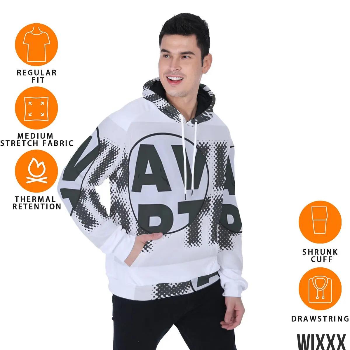 Men's Heavy Fleece HoodieApparel & Accessories > Clothing > Activewear > Activewear Sweatshirts & Hoodies > Hoodies