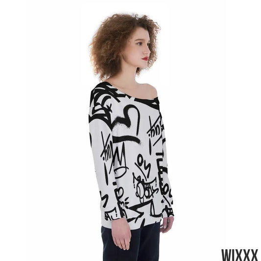 Off Shoulder SweaterApparel & Accessories > Clothing > Clothing Tops > Sweatshirts
