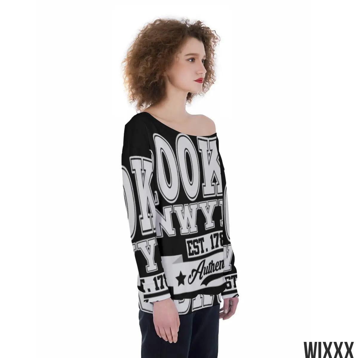Off Shoulder SweaterApparel & Accessories > Clothing > Clothing Tops > Sweatshirts