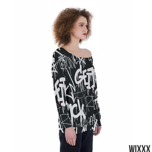 Off Shoulder SweaterApparel & Accessories > Clothing > Clothing Tops > Sweatshirts