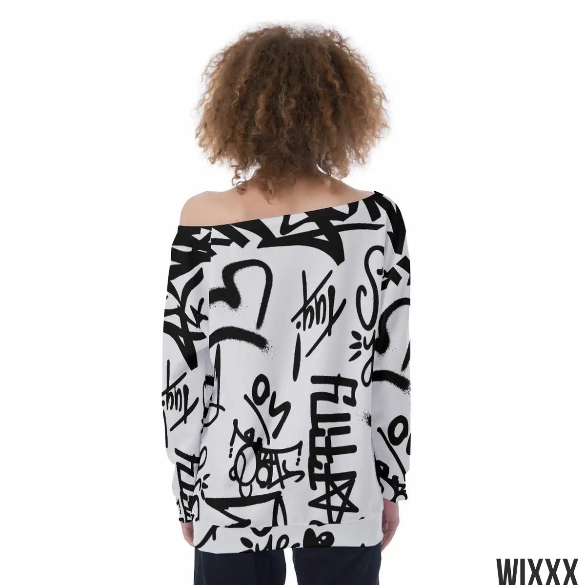 Off Shoulder SweaterApparel & Accessories > Clothing > Clothing Tops > Sweatshirts