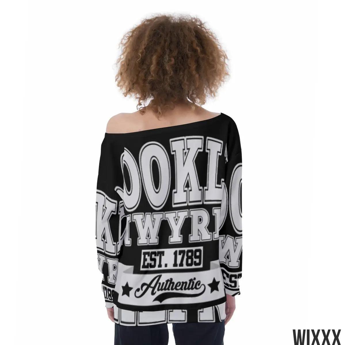 Off Shoulder SweaterApparel & Accessories > Clothing > Clothing Tops > Sweatshirts
