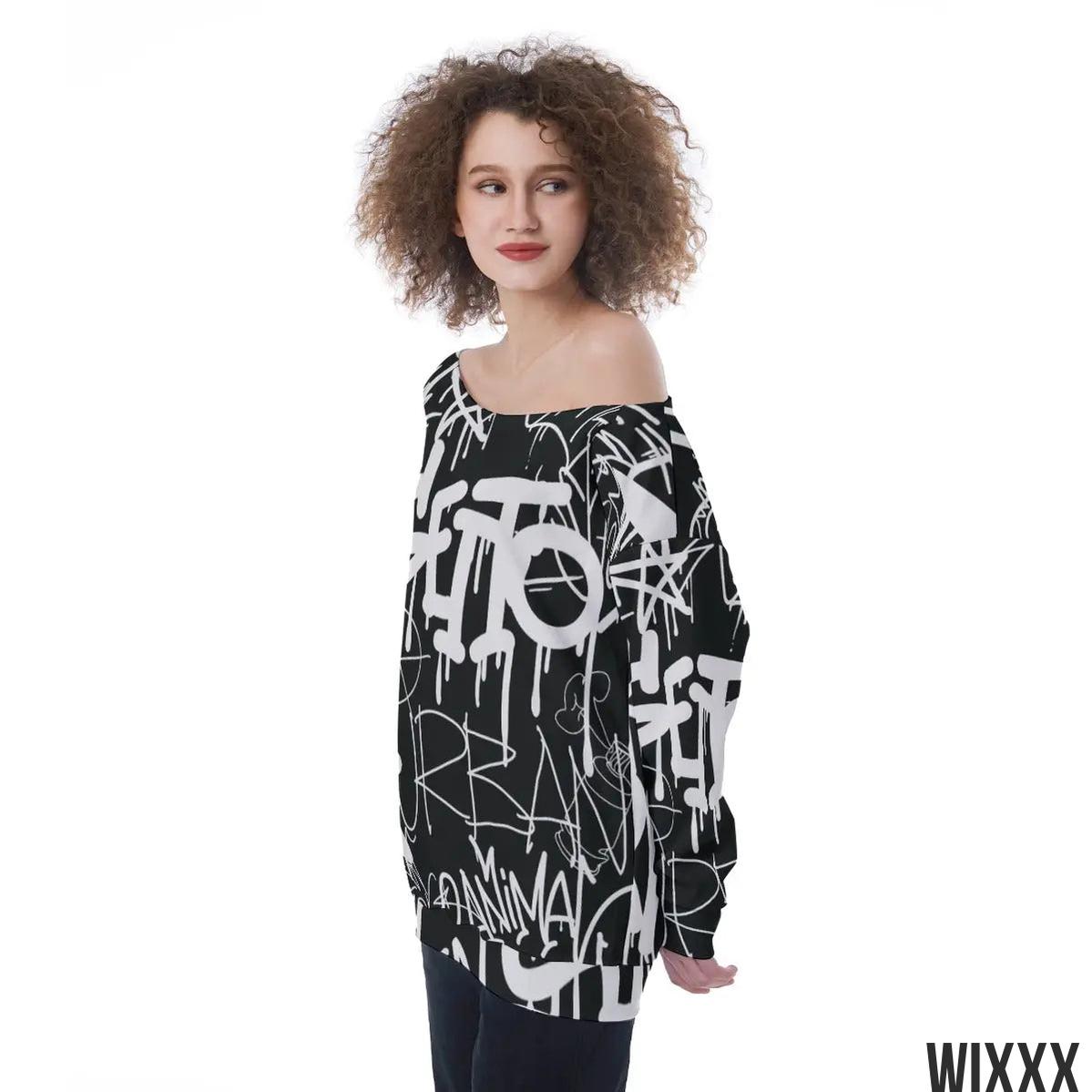 Off Shoulder SweaterApparel & Accessories > Clothing > Clothing Tops > Sweatshirts
