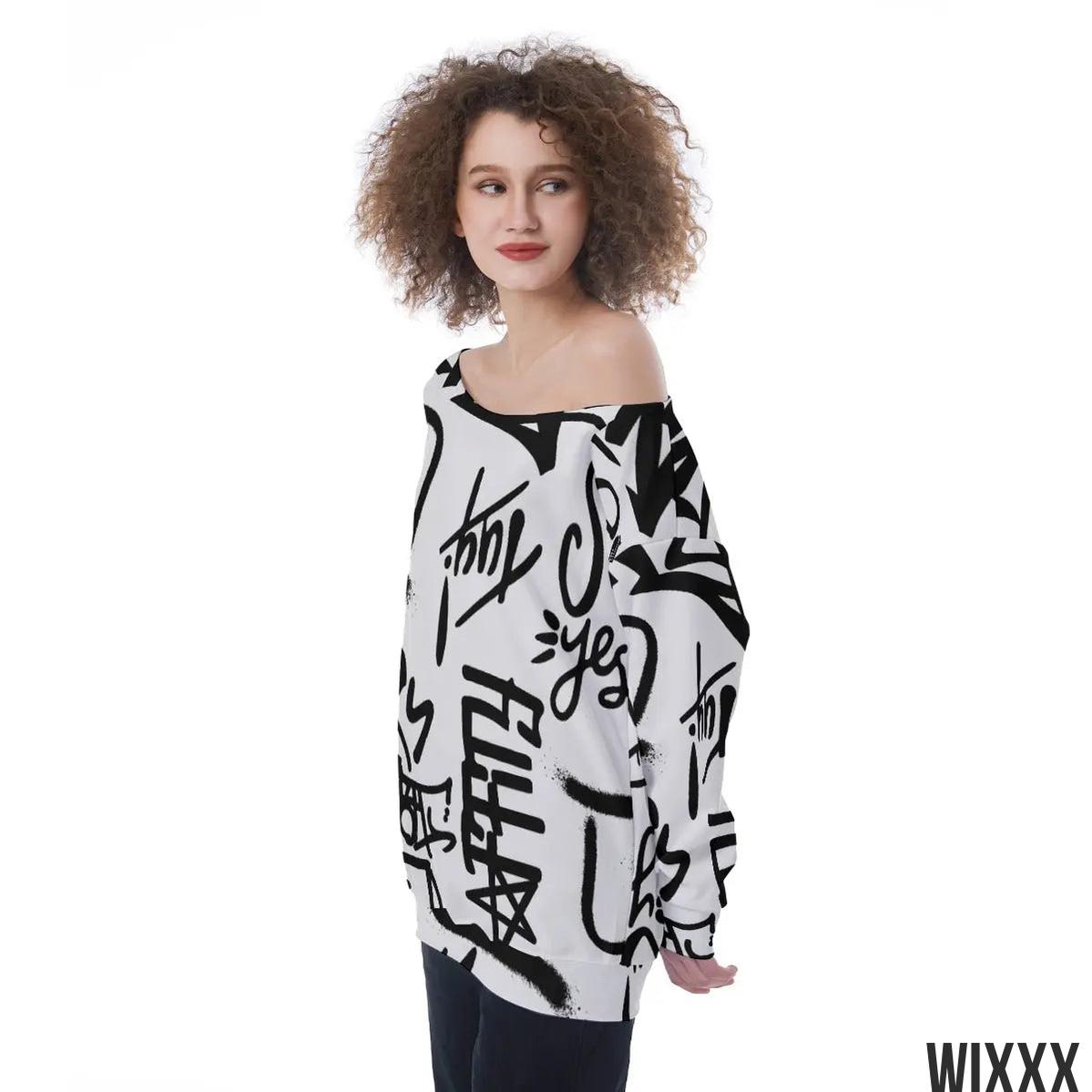 Off Shoulder SweaterApparel & Accessories > Clothing > Clothing Tops > Sweatshirts