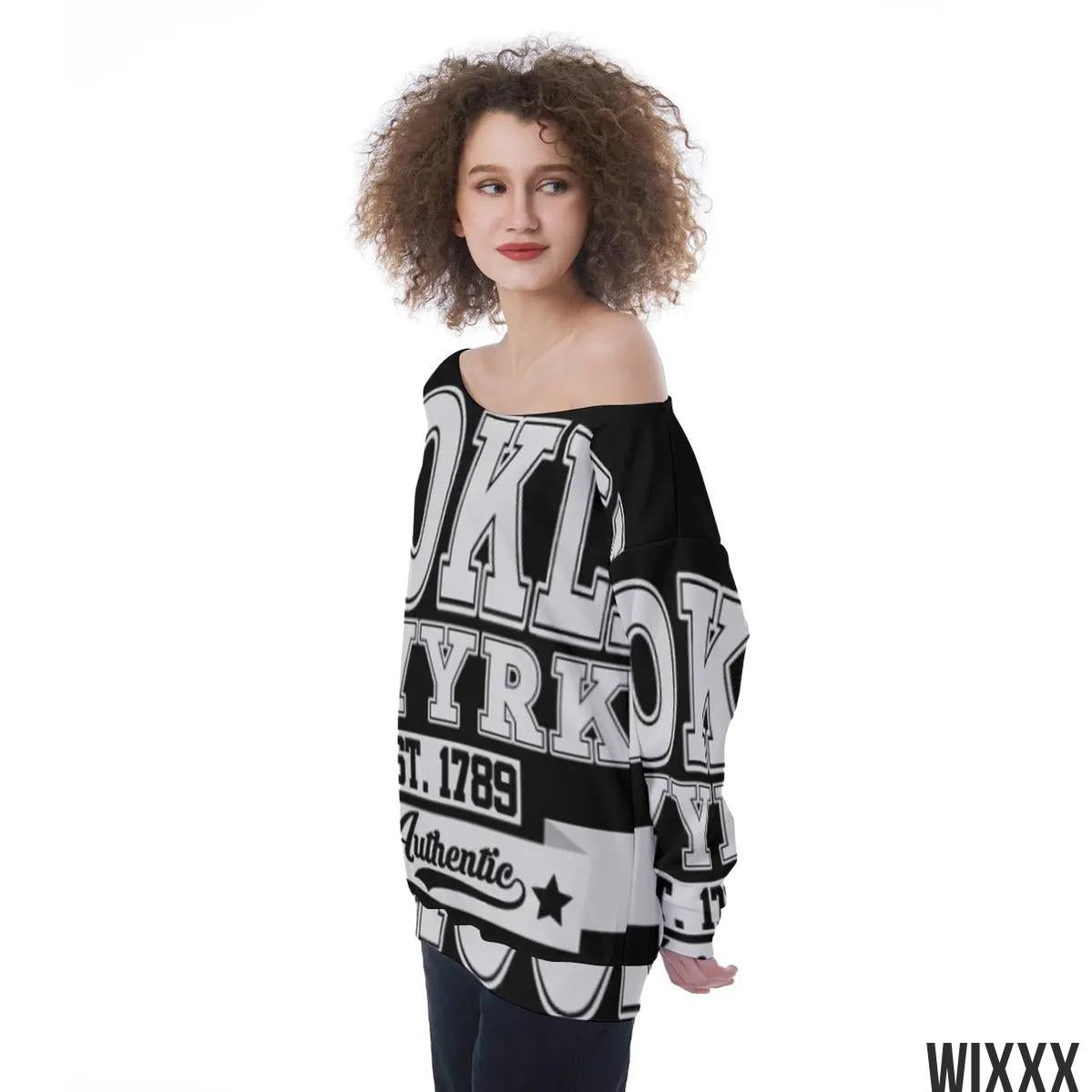Off Shoulder SweaterApparel & Accessories > Clothing > Clothing Tops > Sweatshirts