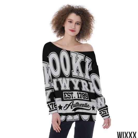 Off Shoulder SweaterApparel & Accessories > Clothing > Clothing Tops > Sweatshirts