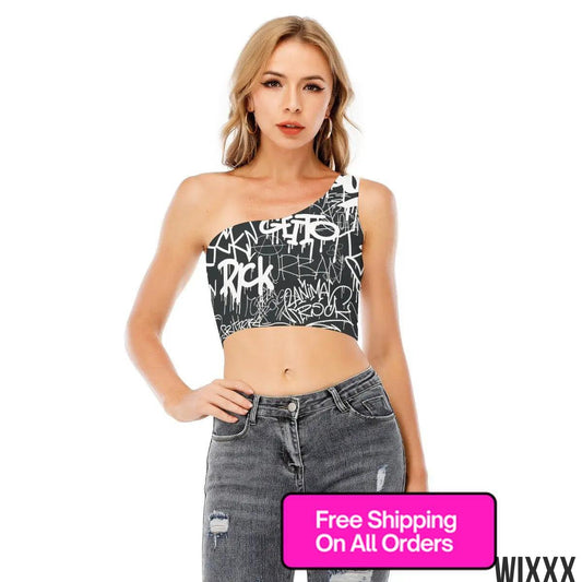 One Shoulder CropApparel & Accessories > Clothing