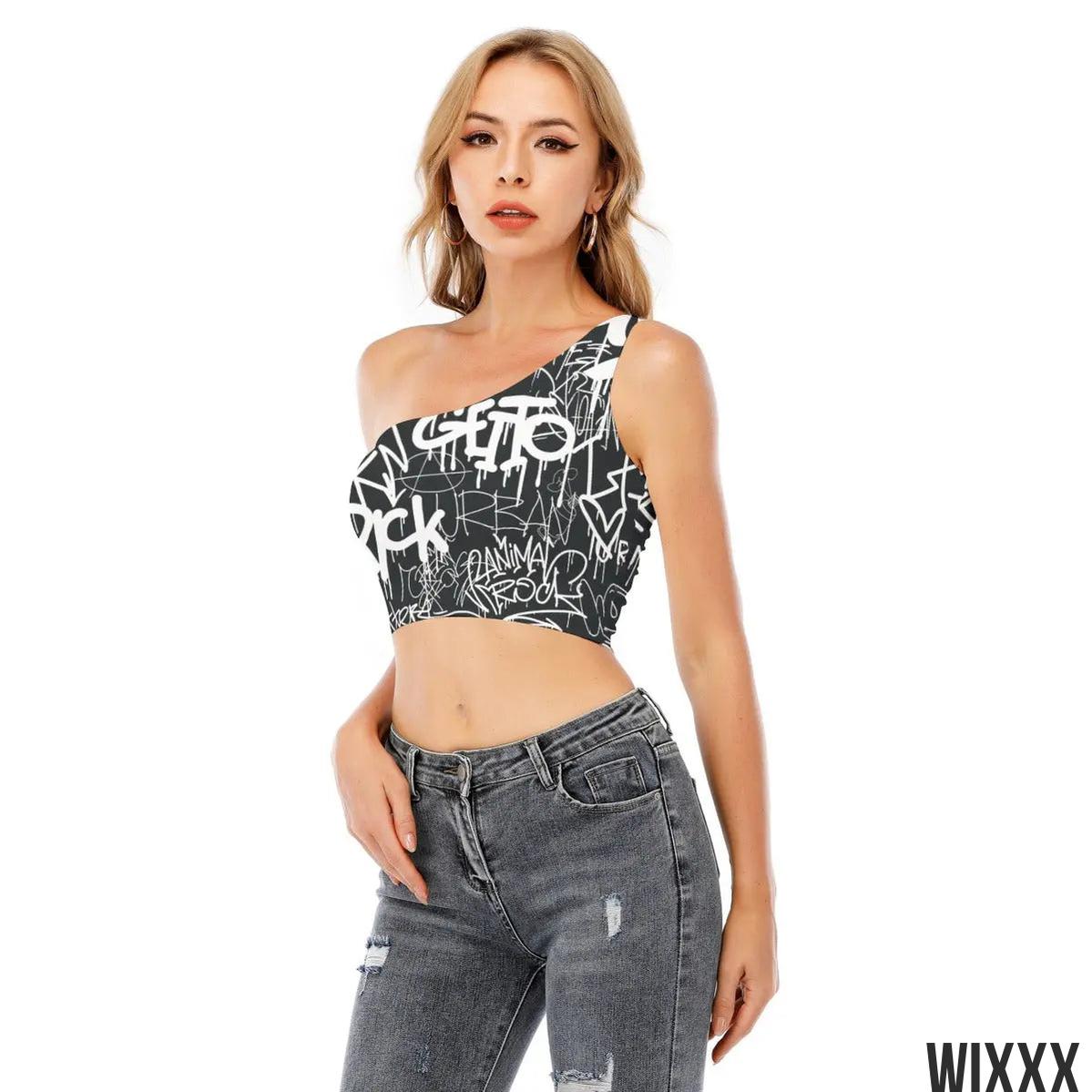 One Shoulder CropApparel & Accessories > Clothing