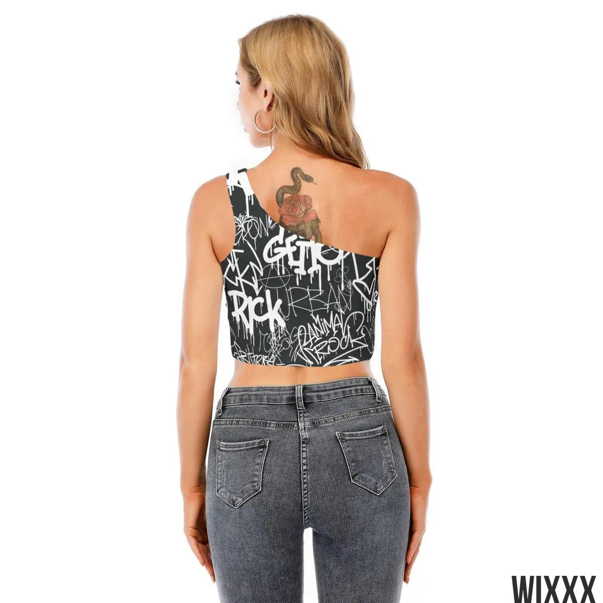 One Shoulder CropApparel & Accessories > Clothing