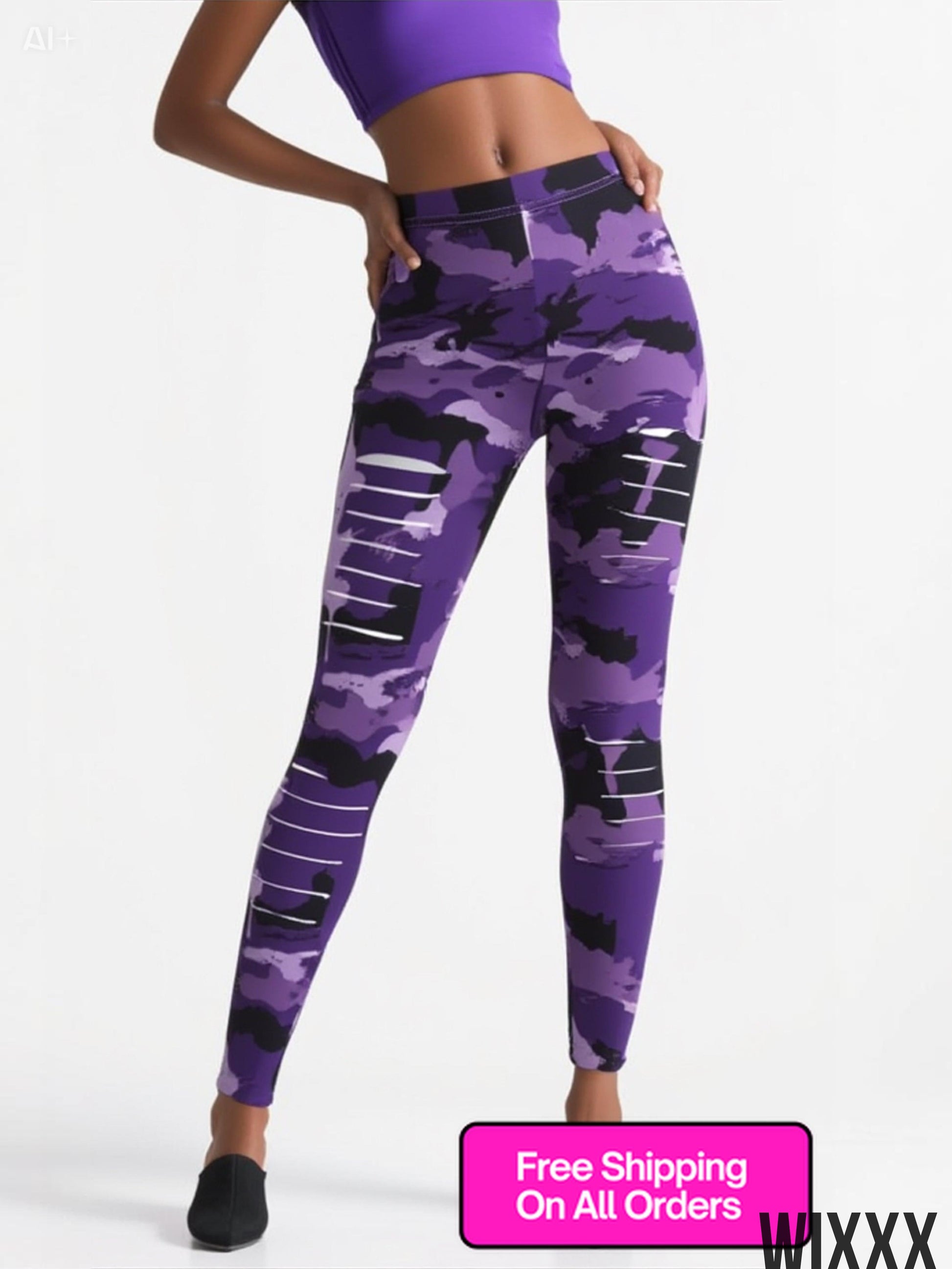 Ripped LeggingsApparel & Accessories > Clothing > Pants > Leggings