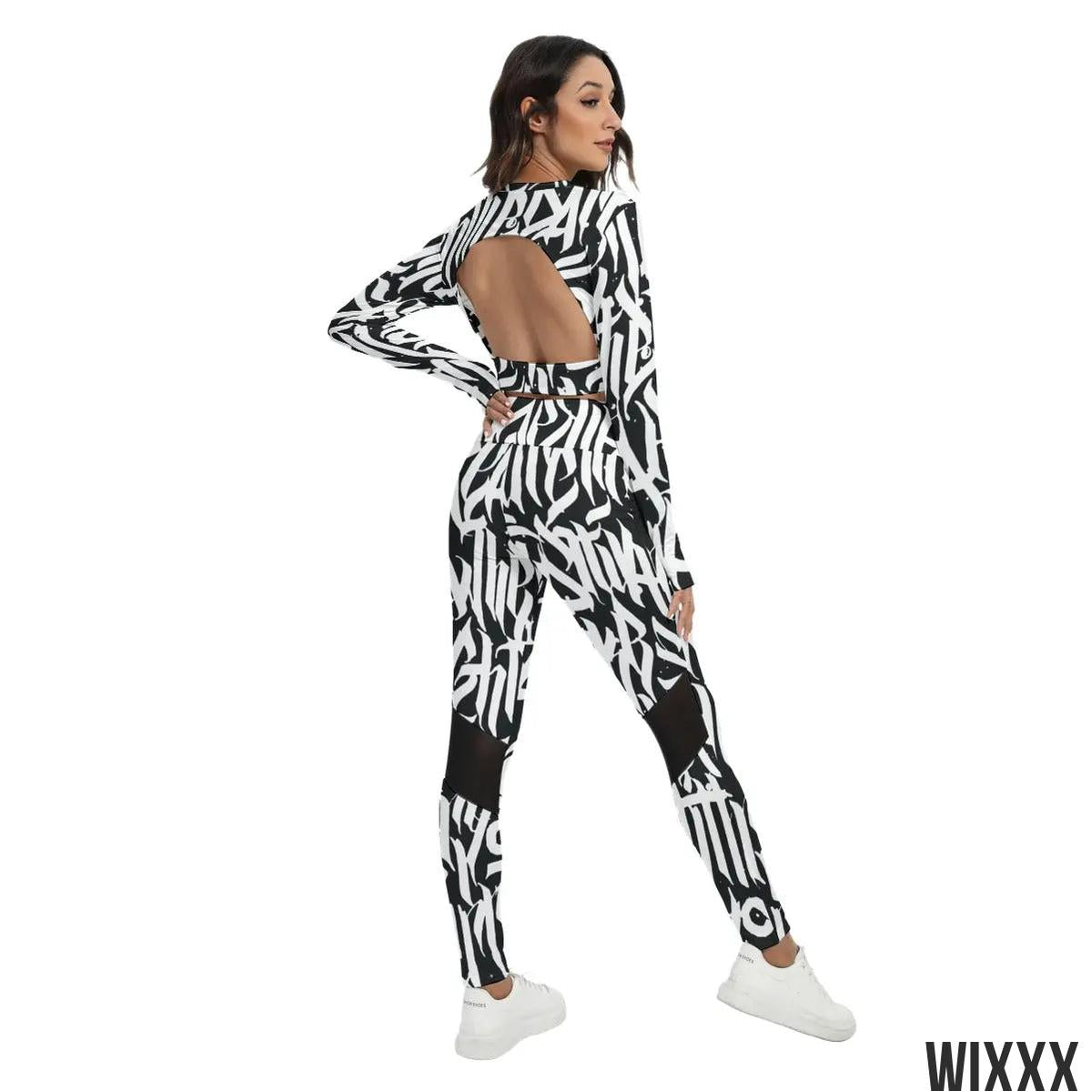 Sport Set With Backless Top And LeggingsApparel & Accessories > Clothing > Activewear