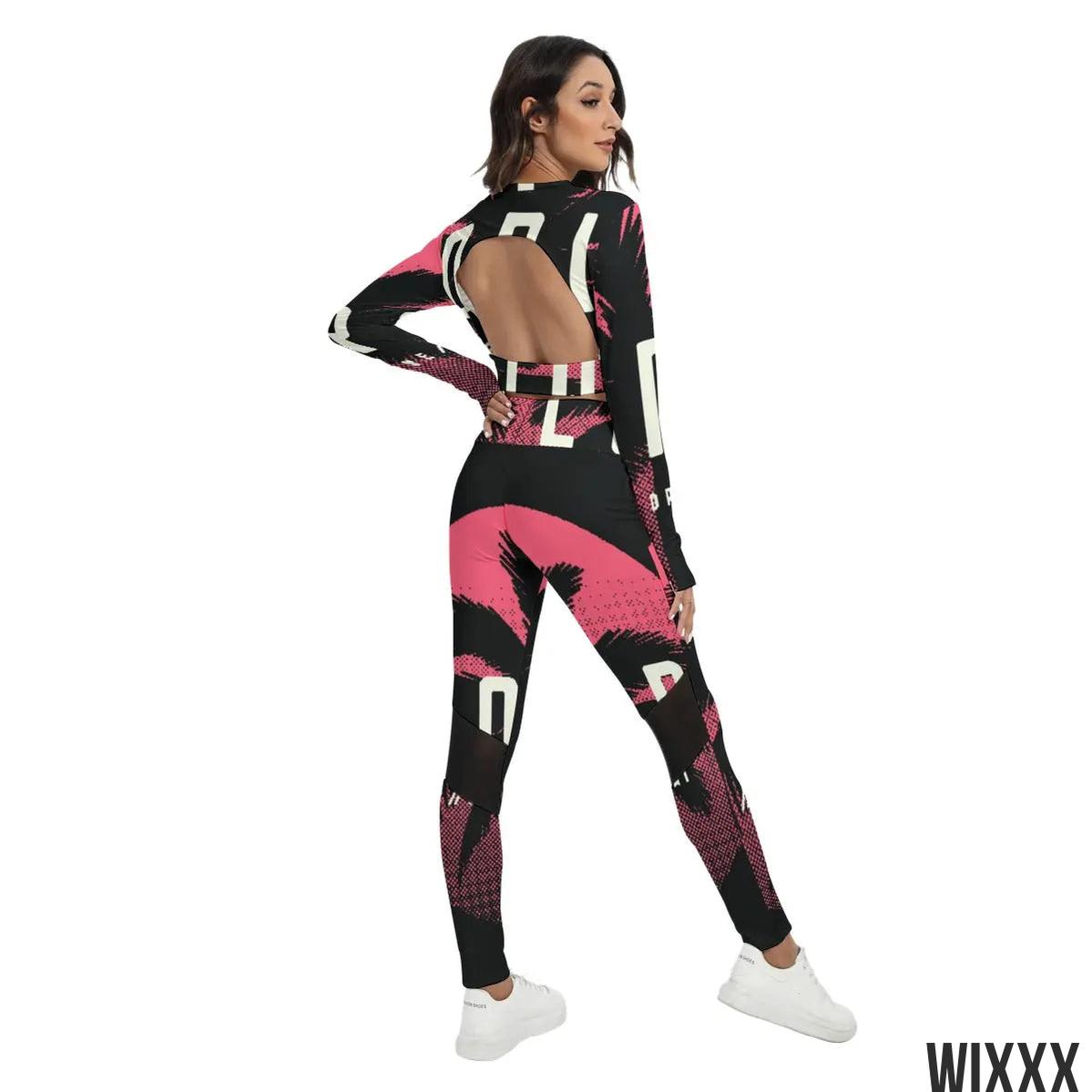 Sport Set With Backless Top And LeggingsApparel & Accessories > Clothing > Activewear