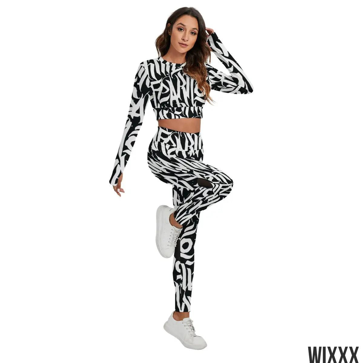 Sport Set With Backless Top And LeggingsApparel & Accessories > Clothing > Activewear