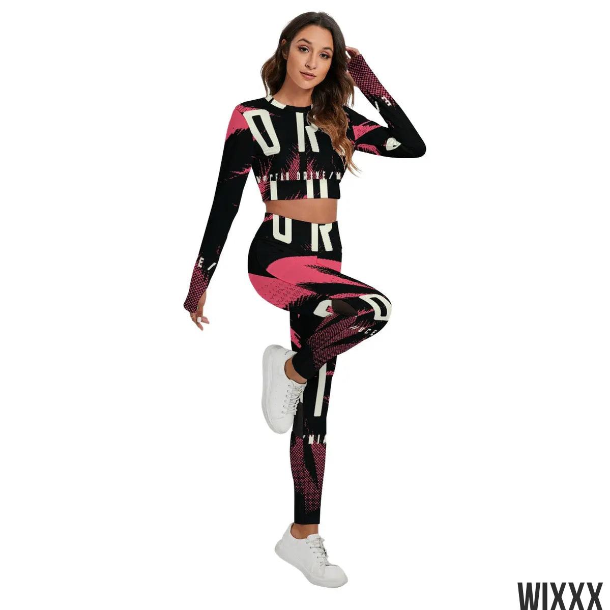 Sport Set With Backless Top And LeggingsApparel & Accessories > Clothing > Activewear