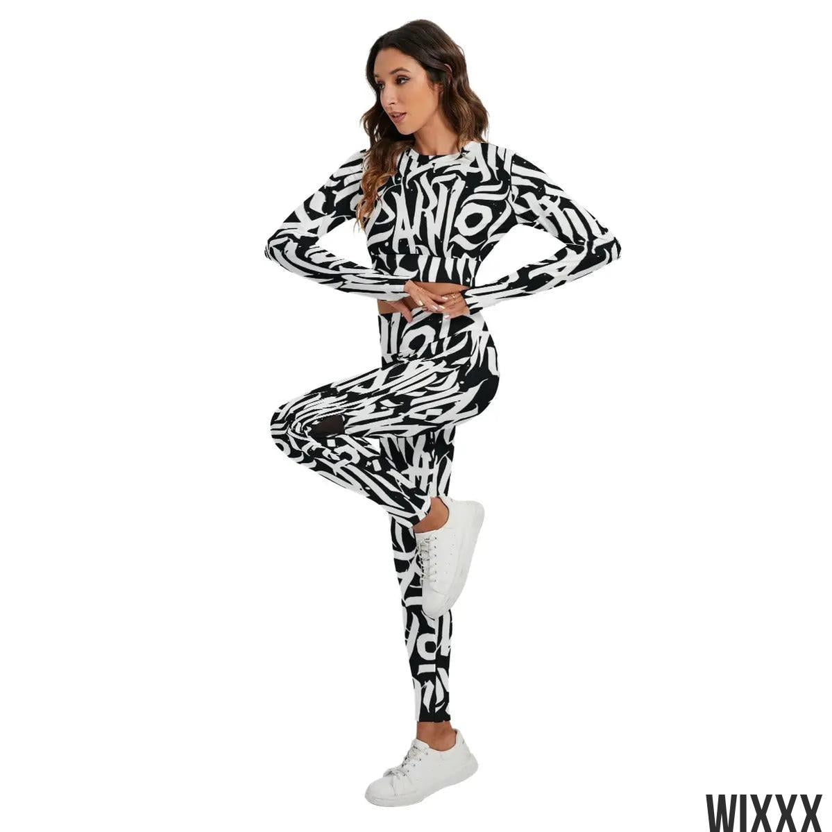 Sport Set With Backless Top And LeggingsApparel & Accessories > Clothing > Activewear