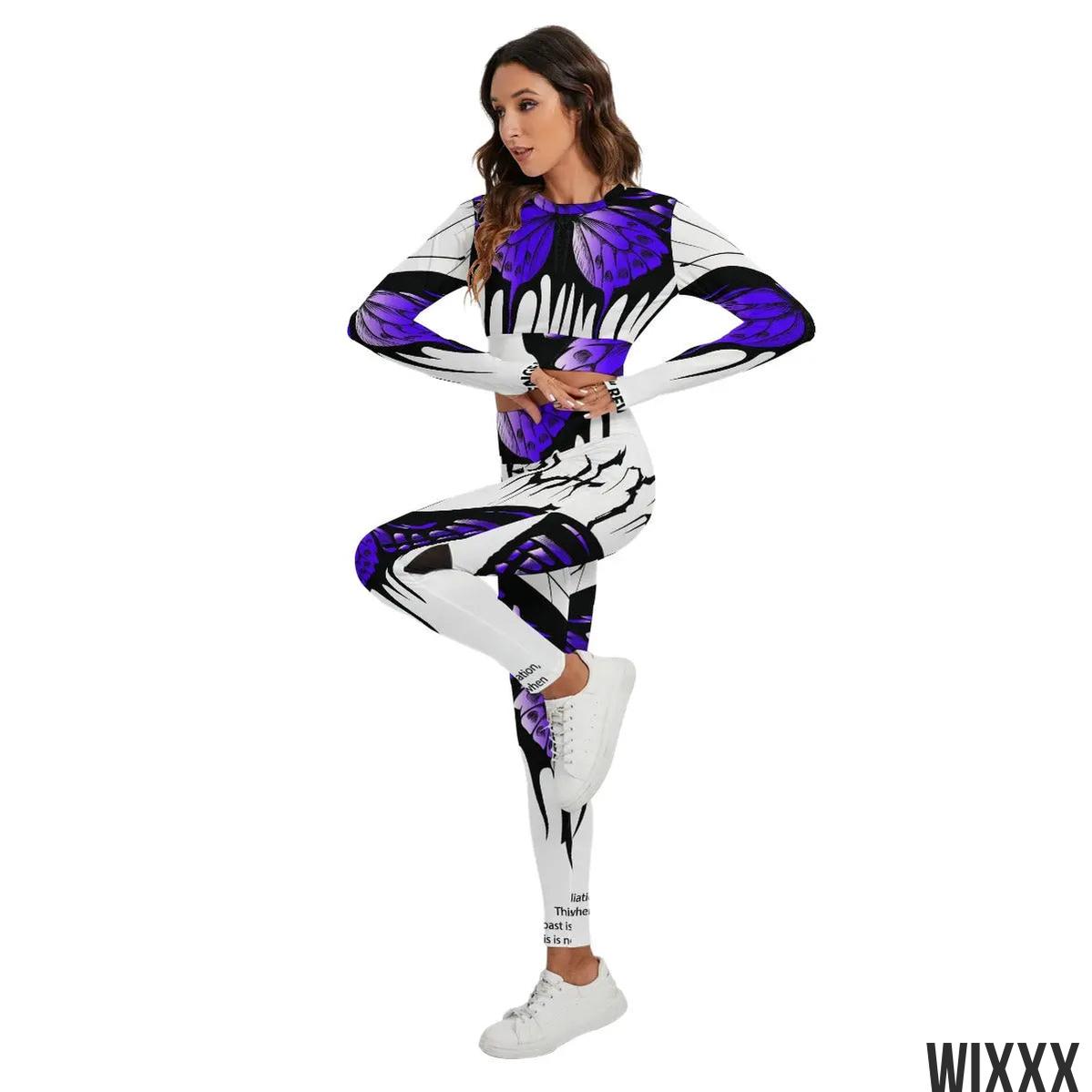 Sport Set With Backless Top And LeggingsApparel & Accessories > Clothing > Activewear