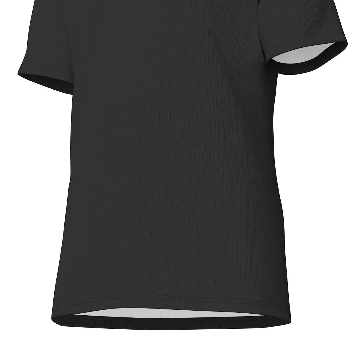 Men's black cotton T-shirt with round neck and regular fit, made from 100% breathable cotton for year-round comfort and durability.