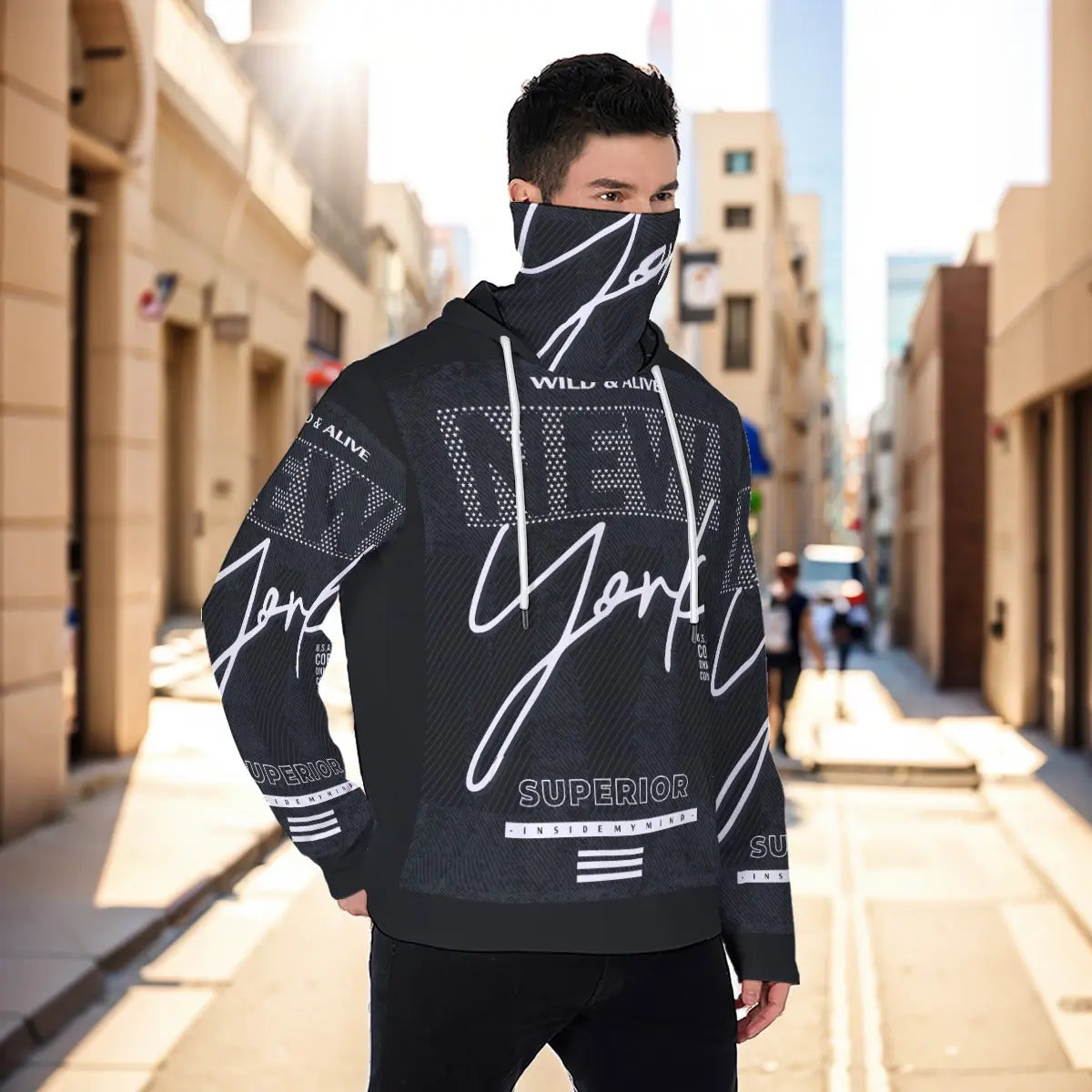 Men's Masked Hoodie Wixxx