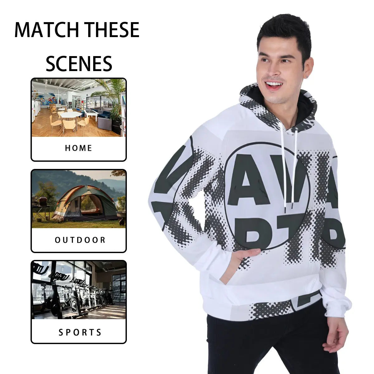 Men's Heavy Fleece Hoodie Wixxx