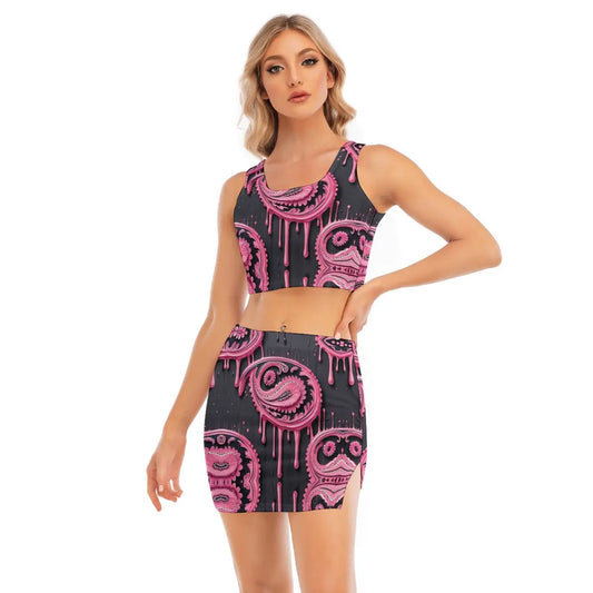 Camisole And Hip Skirt Set Wixxx