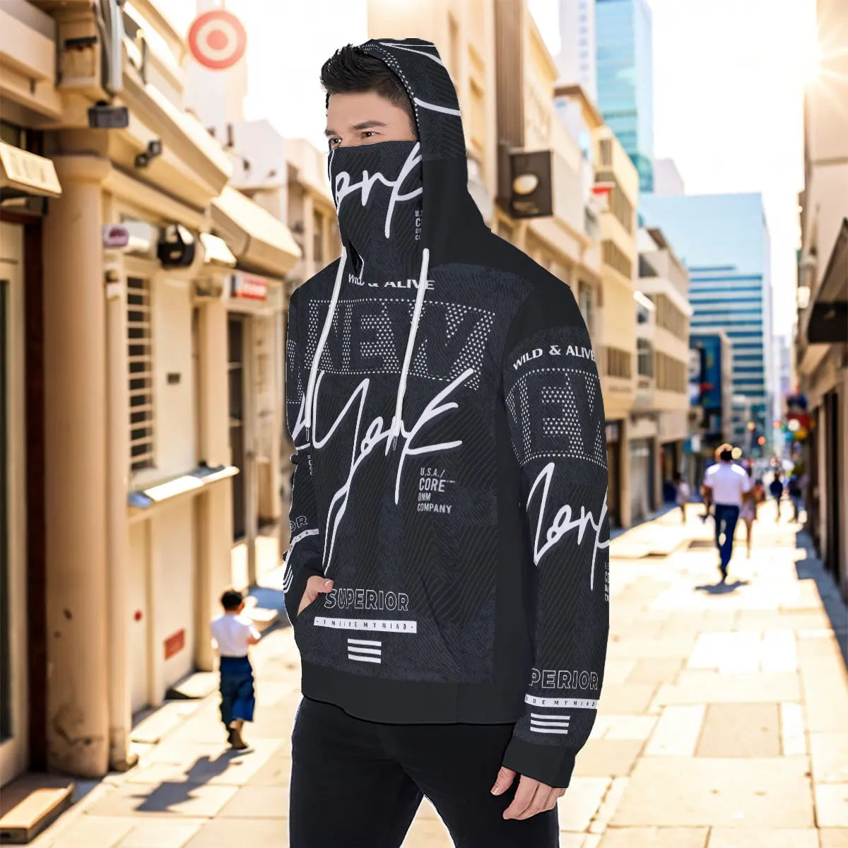 Men's Masked Hoodie Wixxx